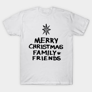 Merry Christmas Family and Friends T-Shirt